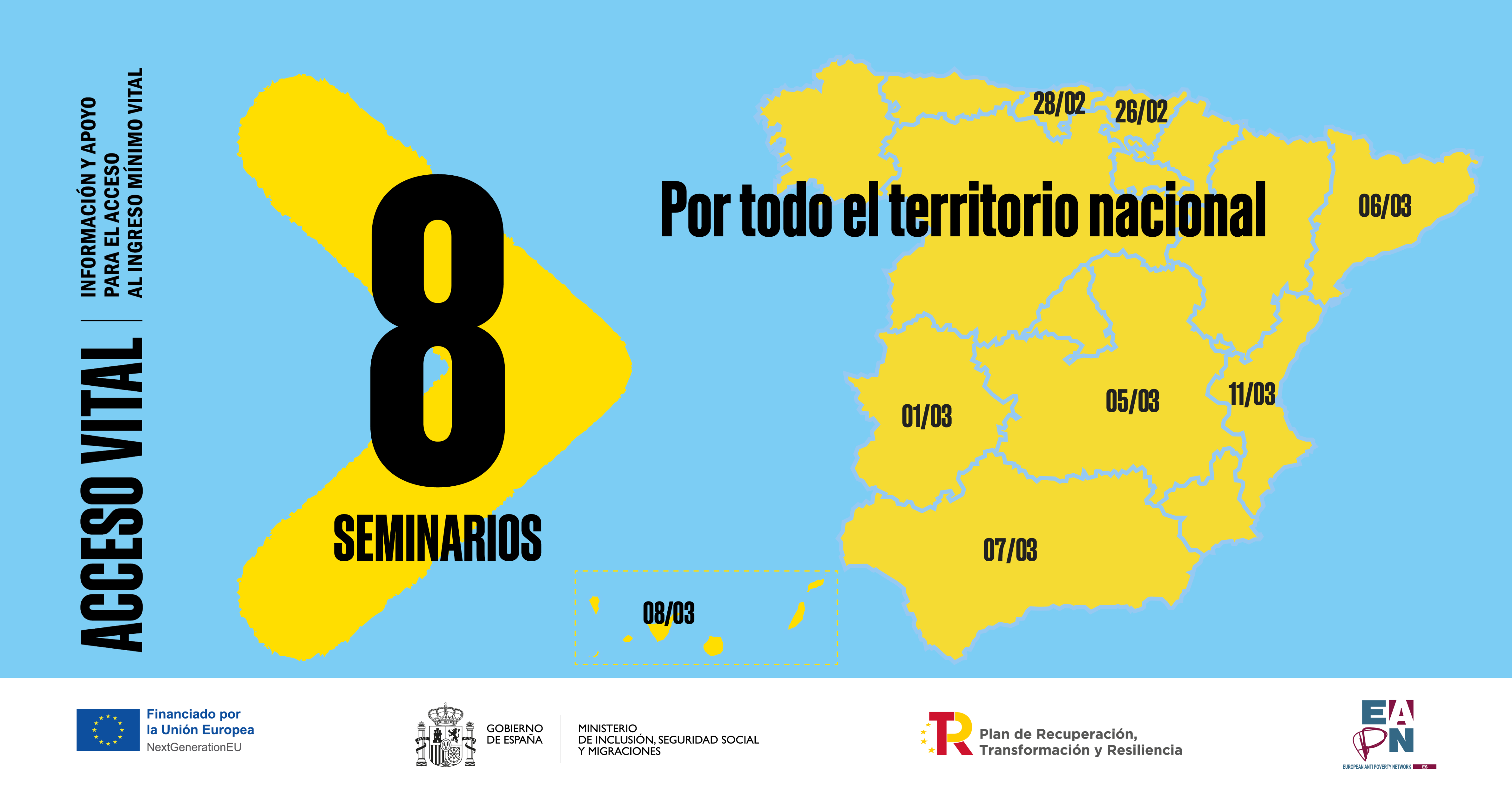 Ir a 8 seminarios regionales para debatir sobre las estrategias y prioridades para mejorar el acceso al Ingreso Mínimo Vital